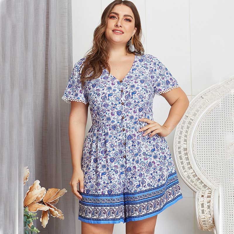 cheap plus size playsuits