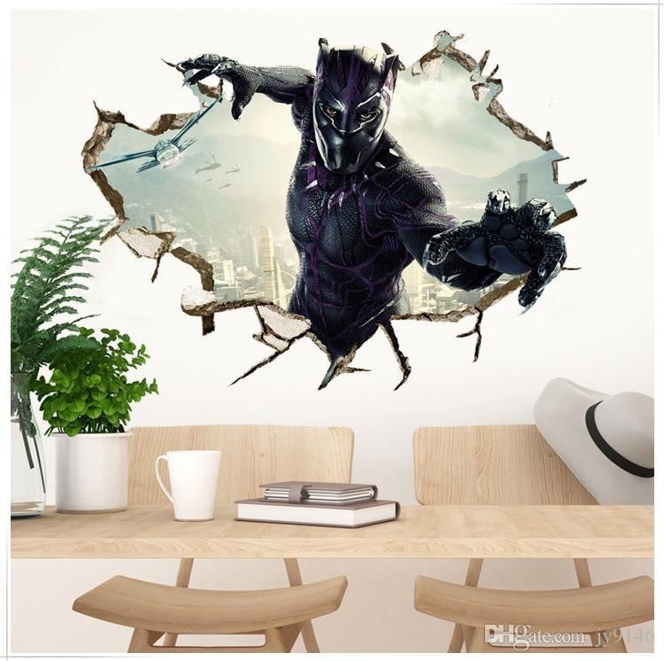Black panther room decor Clearance