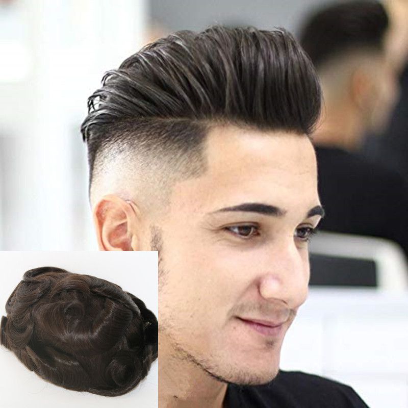 Acquista Toupee Degli Uomini Della Pelle Durevole Veri Capelli Umani  Naturali 8 * 10 Pollici # 1B Toupee Uomini Parrucchino Parrucca Uomo  Sistemi Di Ricambio Parrucche A 109,45 € Dal Mentoupee | DHgate.Com