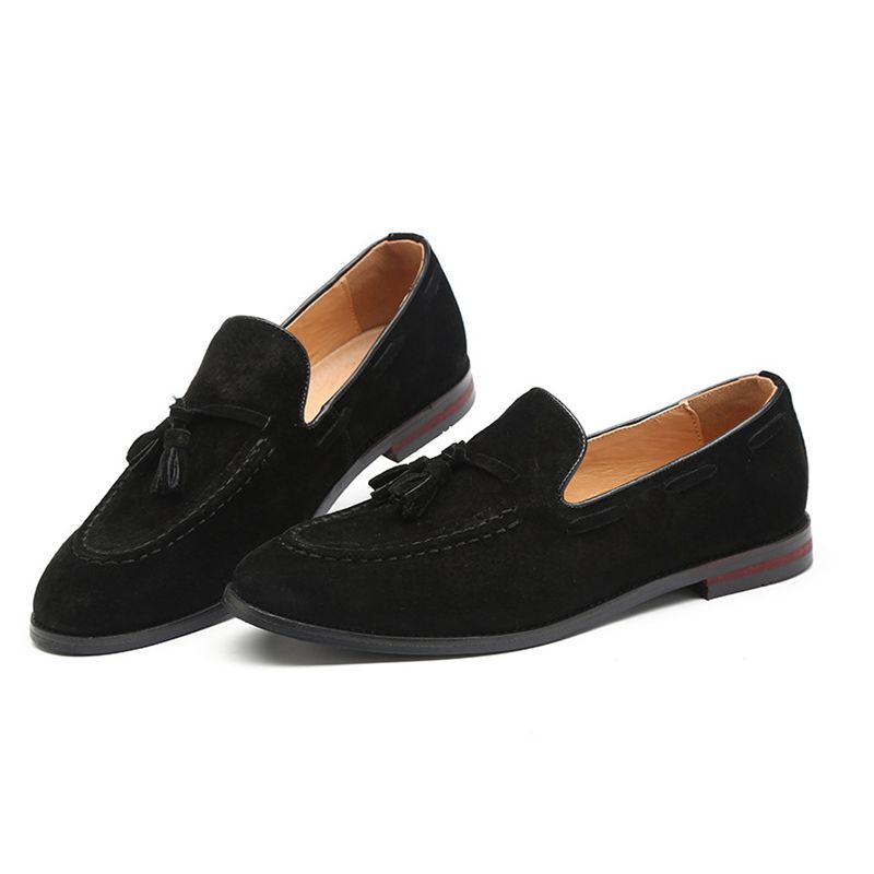 suede dress loafers