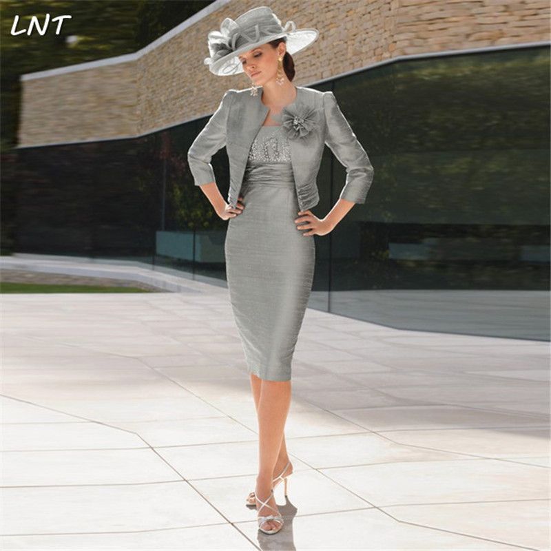 Grey Mother Of The Bride Dresses With 