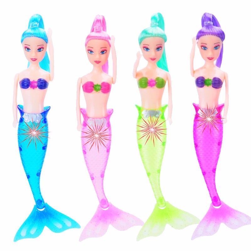muñeca sirena para el agua
