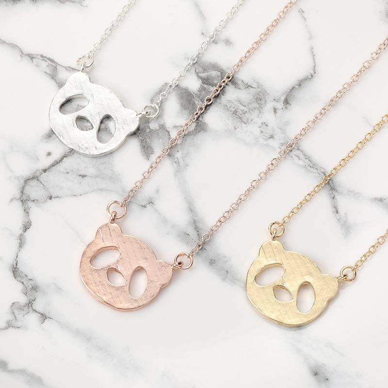 Crystal Panda Bear Fashion Jewelry ~Animal Theme Pendant Necklace for Women