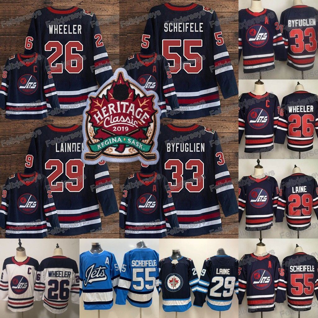 2021 29 Patrik Laine Jersey 2019 Heritage Classic 55 Mark ...