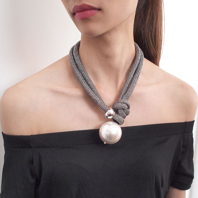 Gray Necklaces