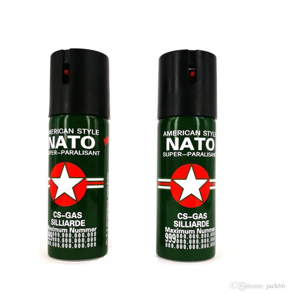 En Iyi Ve En Yeni Nato Oz Savunma Cihazi 60 Ml Biber Gazi Kisisel Guvenlik Cs Goz Yasartici Gaz Satin Alin Dhgate Com