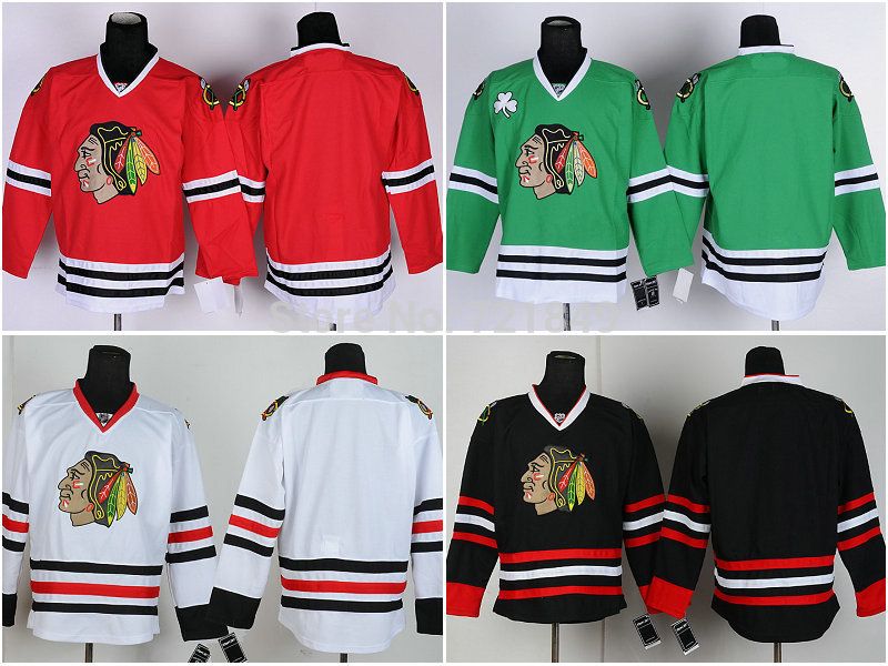 green blackhawks jersey womens