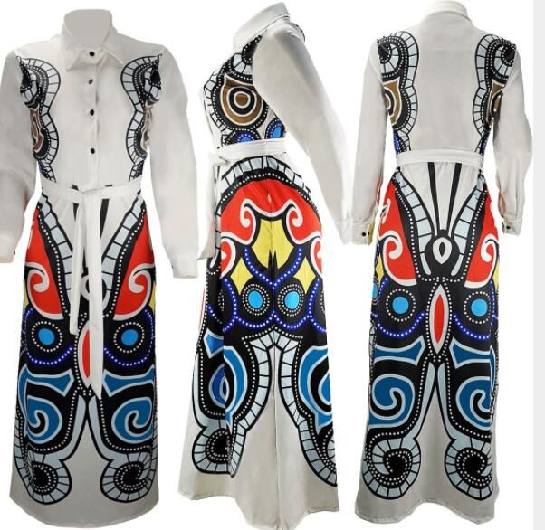 long sleeve fit and flare maxi dress