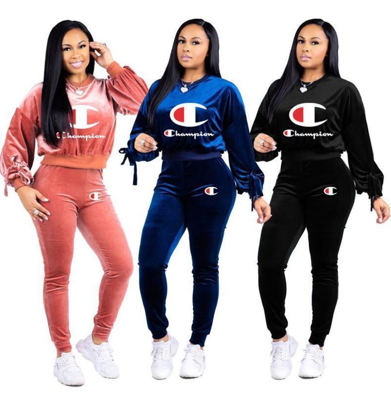 champion sweatpants set womens