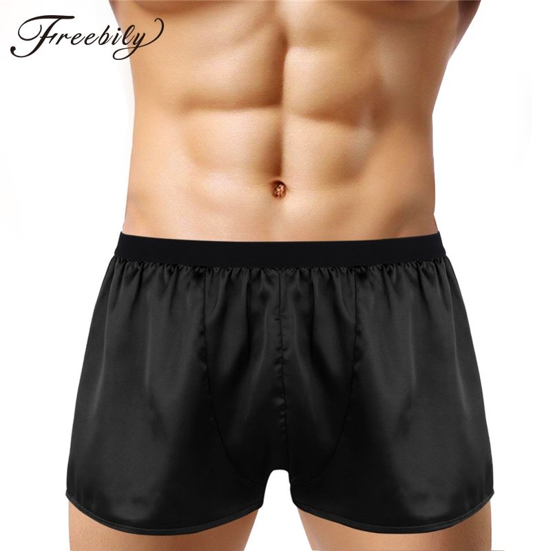 mens shiny swimwear
