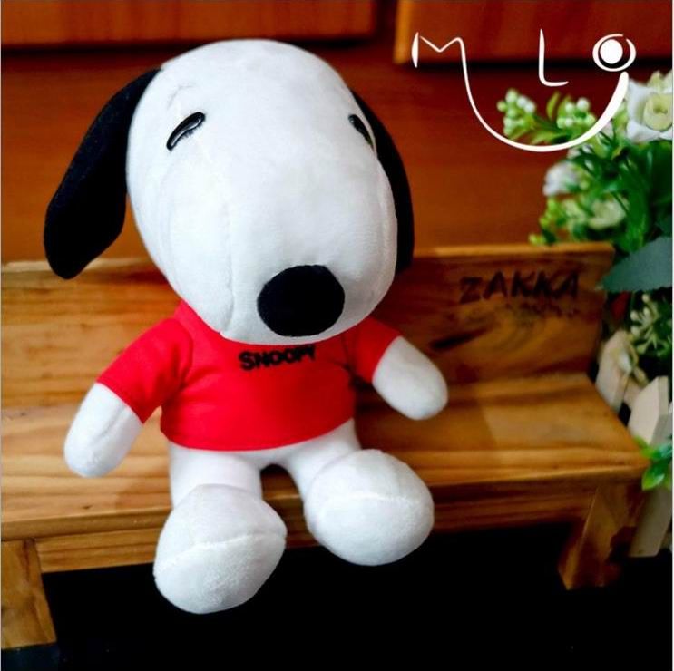 small snoopy stuffed animal