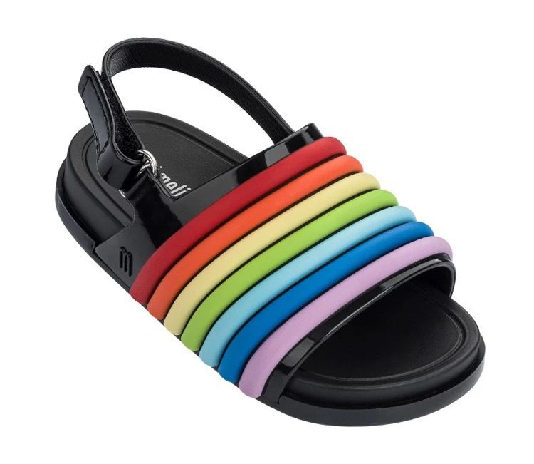 kids rainbow slippers