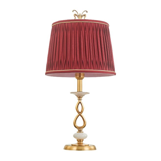 2019 European Copper Red Table Lamps High End Desk Light Luxury Wedding Desk Lighting Bedroom Living Room Bedside Led Table Lights From Forlight