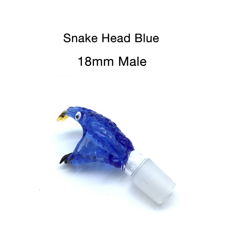Tête de Serpent 18mm Bleu