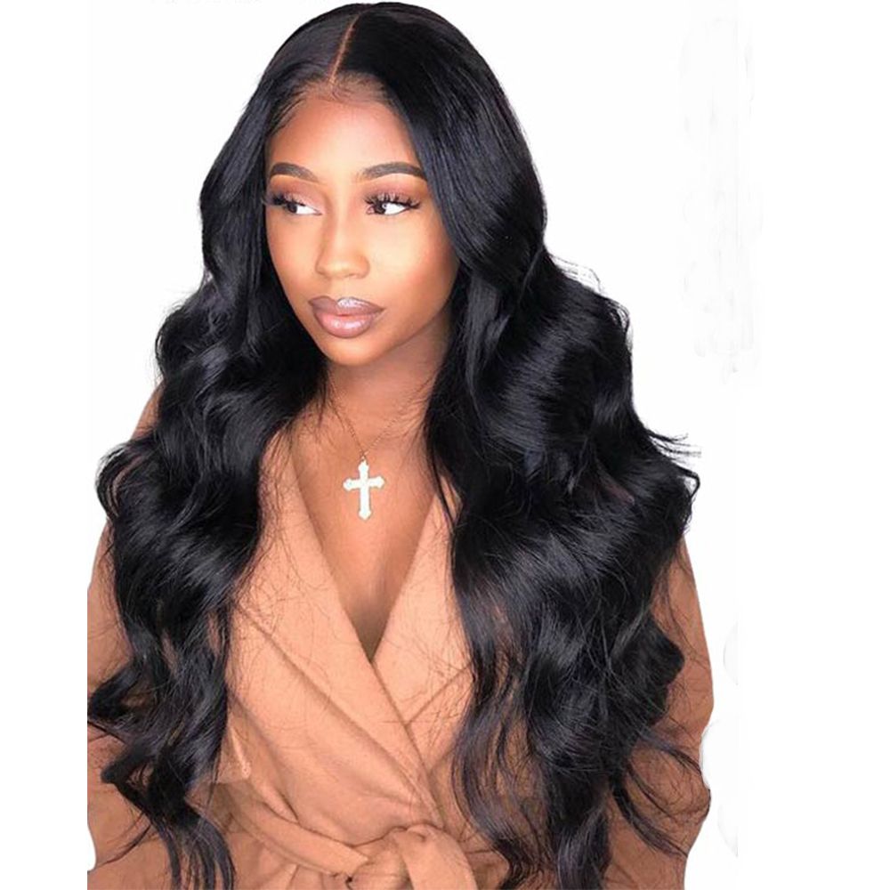 Brazilian Body Wave Hair With Lace Closure Double Weft Virgin