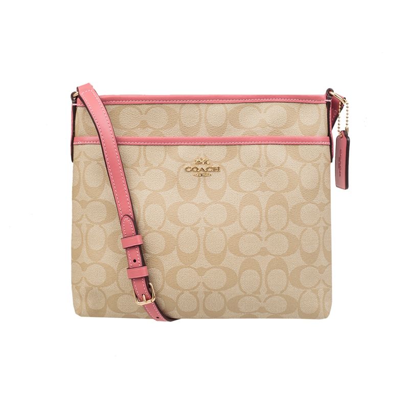 coach zip file crossbody