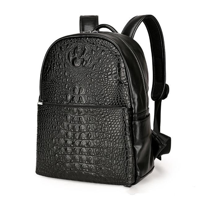 Moda PU Coccodrillo Uomo Zaino Zaini In Pelle Maschile Alta Qualità  Studente Borsa Uomo Zaino Borsa Zaino Mochila K2750 Da 50,93 € | DHgate  Italy