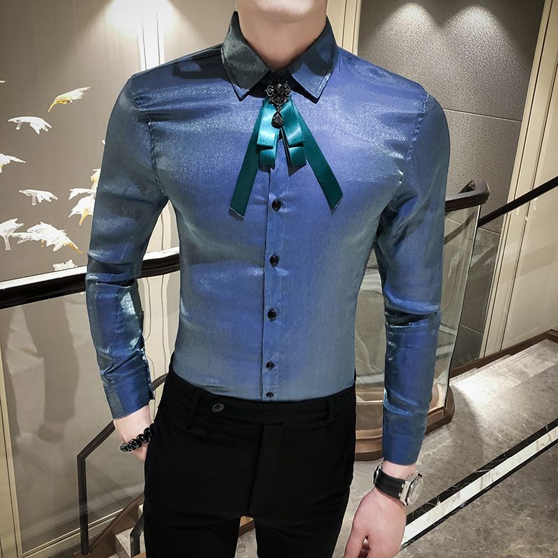 satin party wear shirts