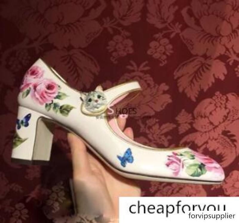 floral mary jane heels