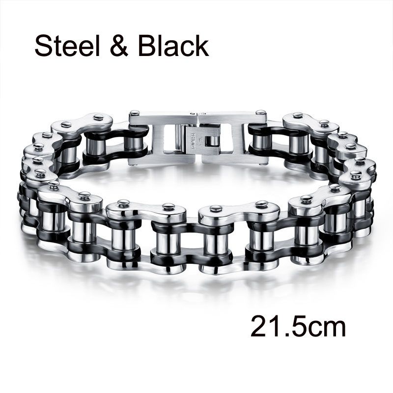 steel & black 21.5cm