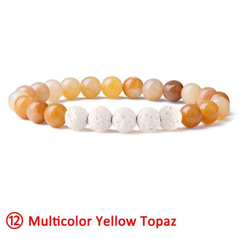 12 Multicolor Yellow Topaz