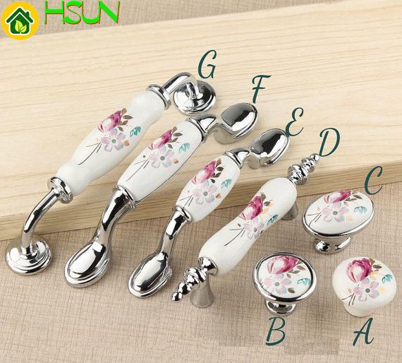 2019 3 3 75 5 Ceramic Dresser Knobs De Lis Drawer Pulls