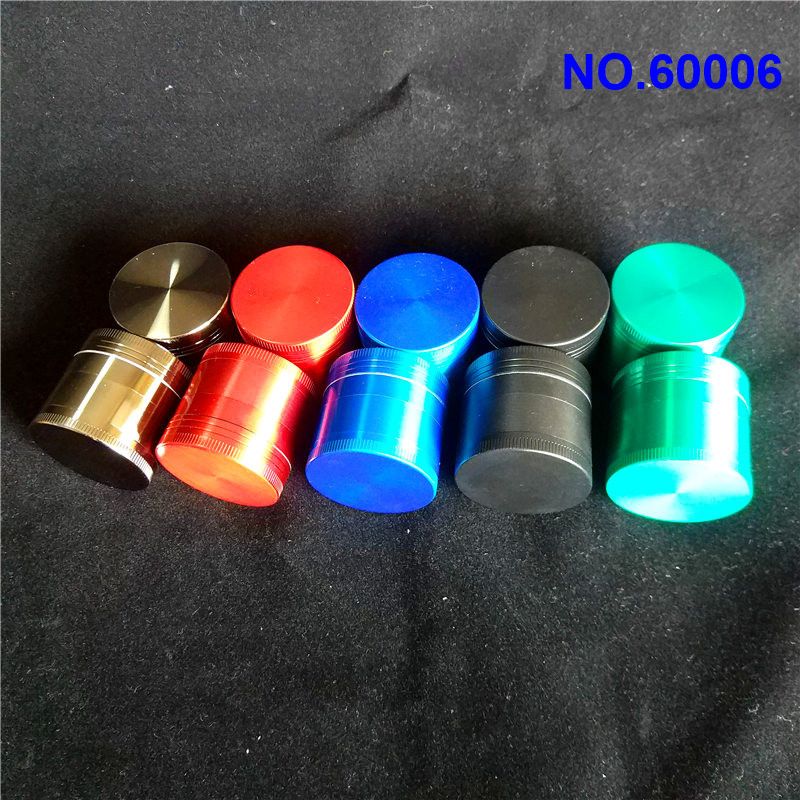 Wholesale Best Quality 40mm Colorful Herb Grinders 3 Layer Tobacco