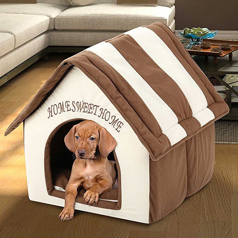 Toptan Satis Fiyati Tasinabilir Kapali Pet Yatak Kopek Evi Yumusak Sicak Ve Rahat Kedi Kopek Tatli Oda Kennel Kedi Evi Paspaslar Wy1111 Icin Kanepe Ile Magazasinda Dhgate Com