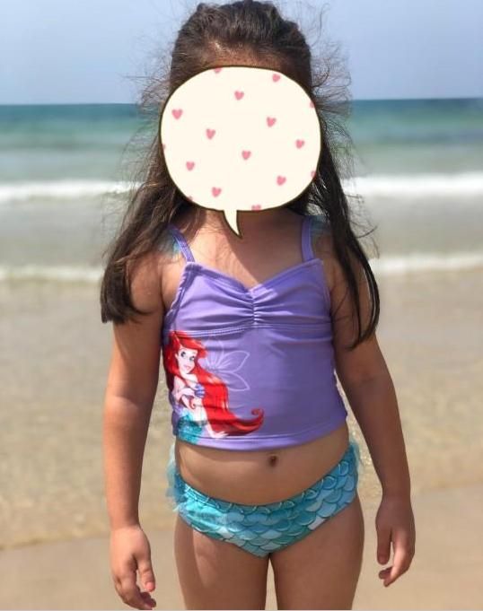 little girl beach bikini