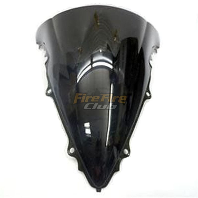 Yamaha YZF-R6 03-05 MPW Double Bubble Black Windshield Screen