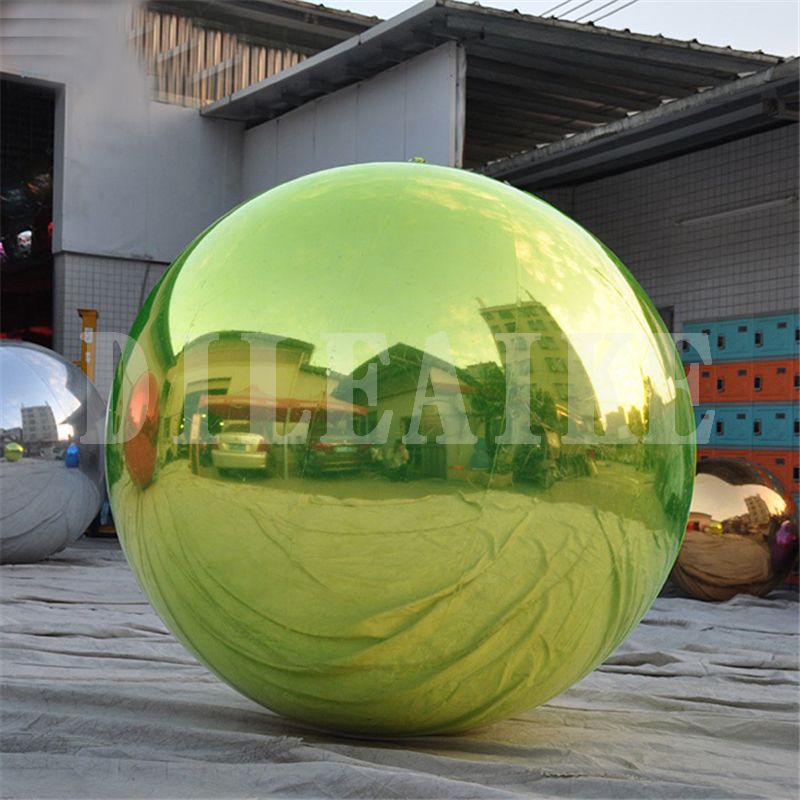 2021 2M Diameter Giant Inflatable Mirror Ball For Decoration PVC Inflatable Christmas Ornaments