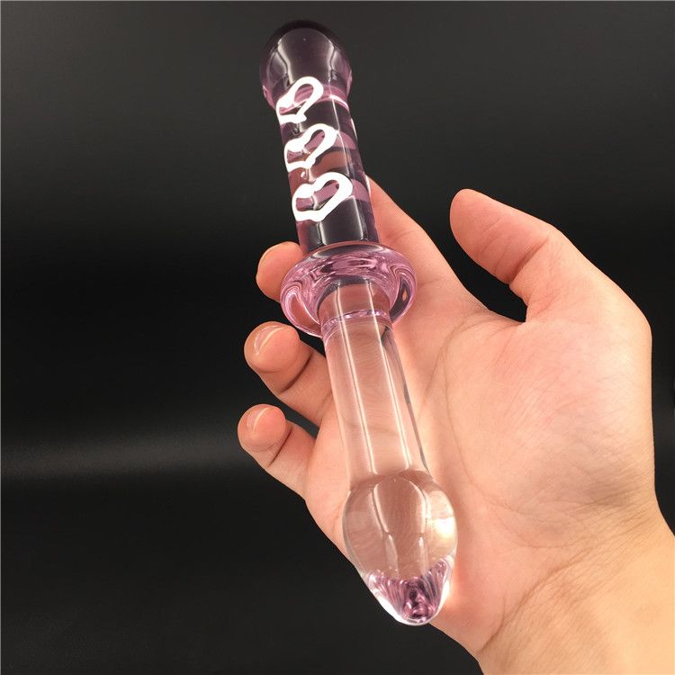 crystal or glass liquid filled dildos