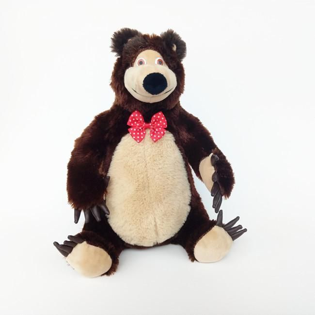 Satin Al Lxh 33 Cm Populer Masha Pelus Bebek Yuksek Kalite Rus Martha Marsha Pp Pamuk Oyuncaklar Cocuklar Briquedos Dogum Gunu Sevimli Kahverengi Ayi Oyuncak Tl70 11 Dhgate Comda