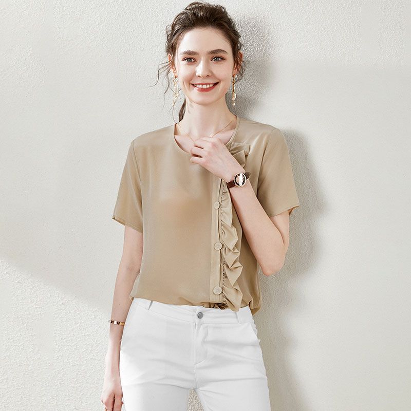 blusas de seda em promoção