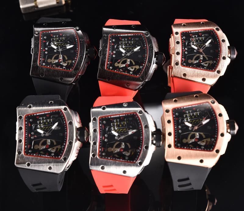 New Aaa Richard Mille High Quality Famous Quartz Movement Watches Mens Womens Watch Rubber Strap Men Sports Watch No Box L9 Buying Watches First Wrist Watch From Byzx132 29 86 Dhgate Com