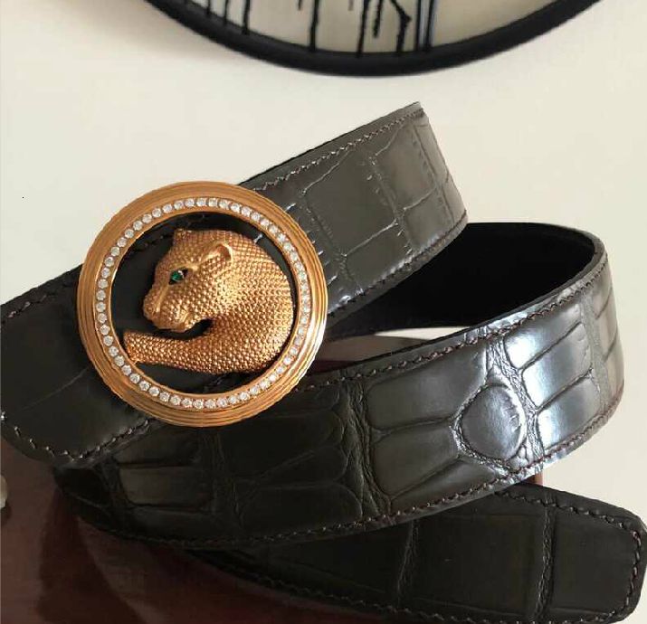 rose gold designer belt