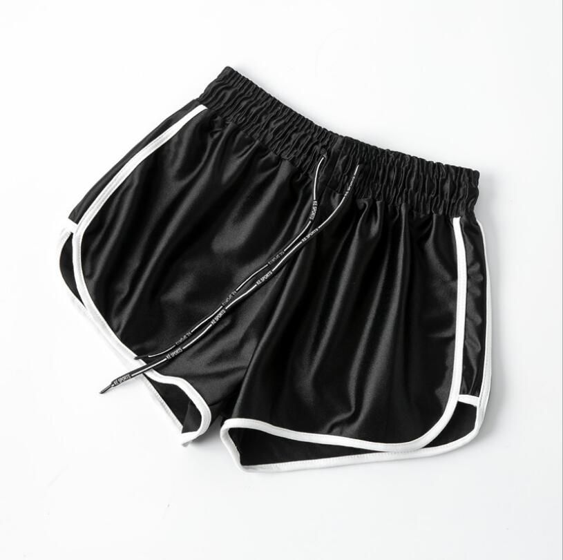 Compra 2020 Nueva LN645433 De Moda De Verano Casual Pantalones Cortos Mujer  Estiramiento De Cintura Alta Pantalones Cortos Botín Blanco Negro Loose  Beach Corto Atractivo Barato | Entrega Rápida Y Calidad | Es.Dhgate