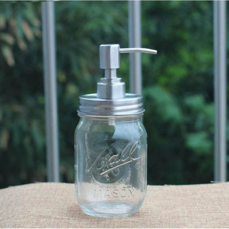silver soap dispenser pump