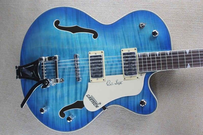 Compra Fábrica Azul De Encargo Del Falcon 6120 Semi Hollow Body Jazz  Electric En La Guitarra Acústica De La Guitarra Eléctrica De Color Azul  1412 21 Barato | Entrega Rápida Y Calidad | Es.Dhgate