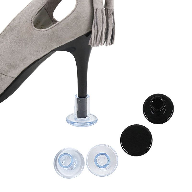 2021 Tango Rumba Ballroom Dance Shoes Heel Protectors PVC Plastic Gel