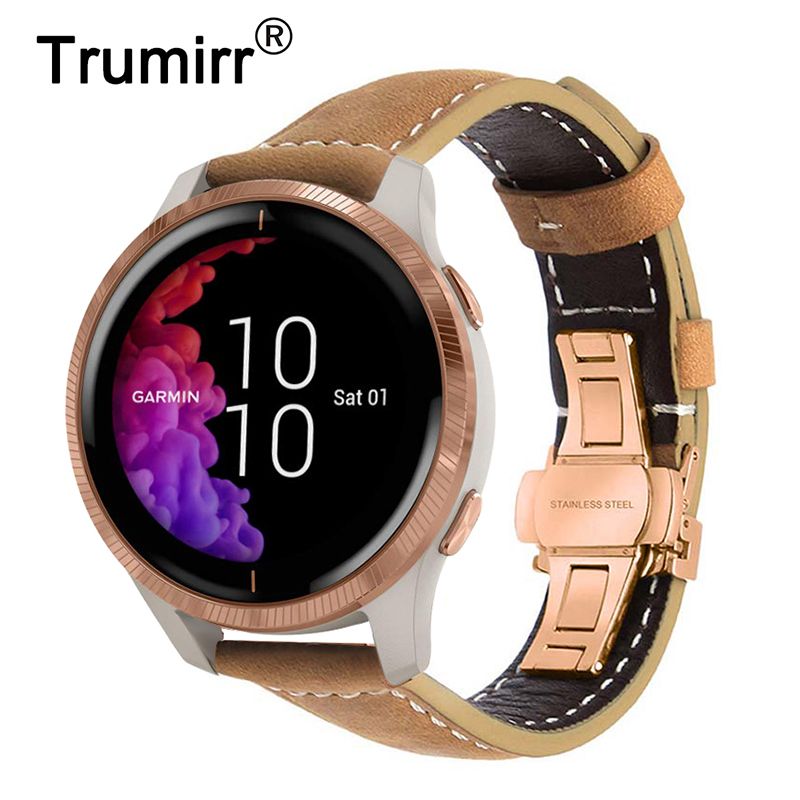 garmin vivoactive 3 leather band