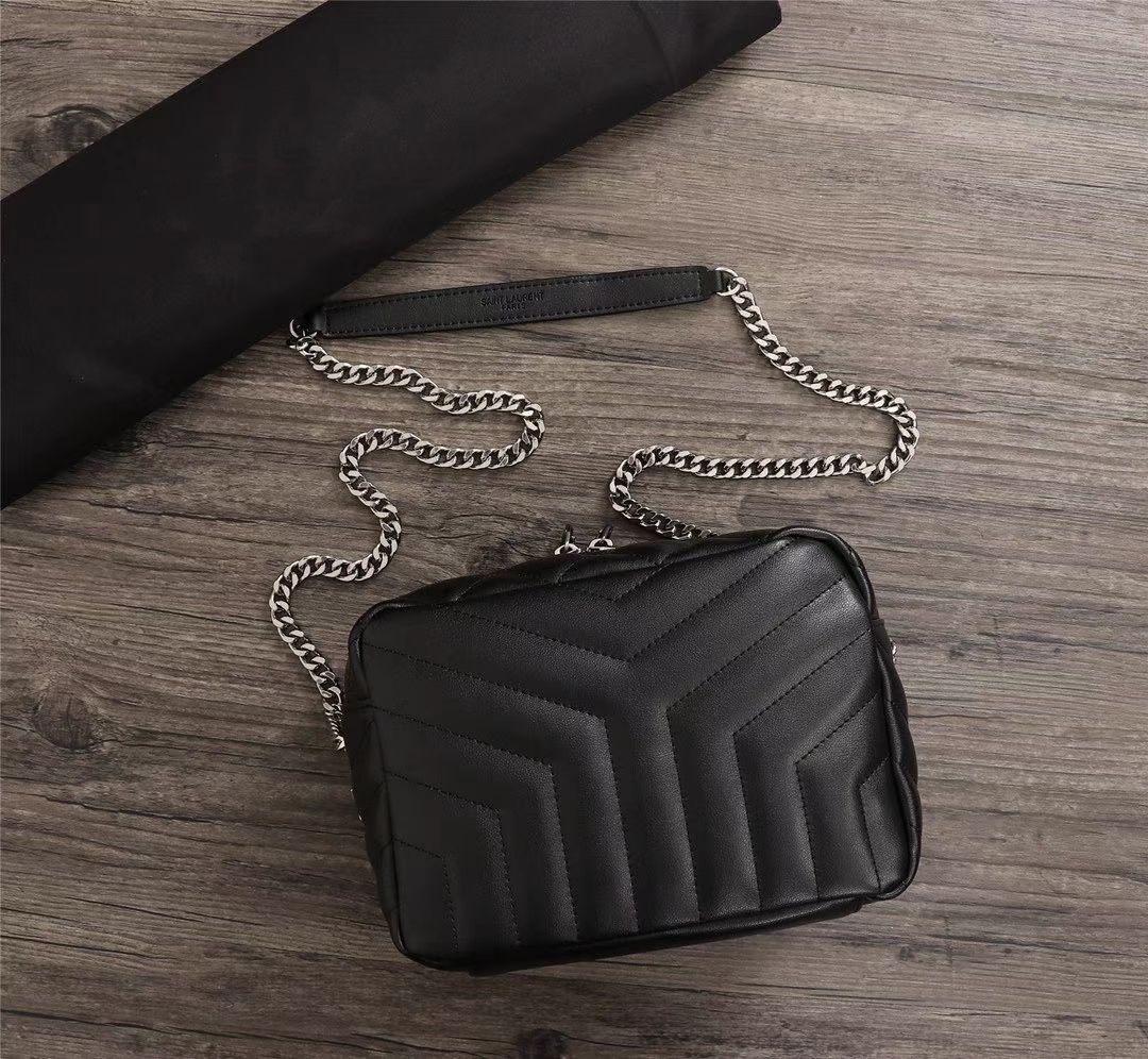 ysl silver bolsa