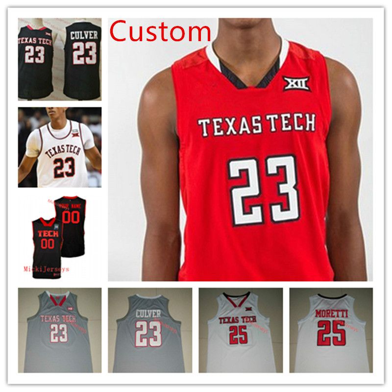 texas tech basketball jersey