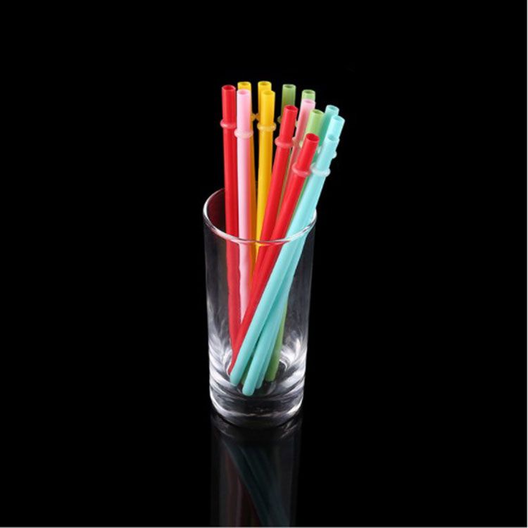 9inches Plastic Straws Colored Fit For Drinks Juices Miky Tea