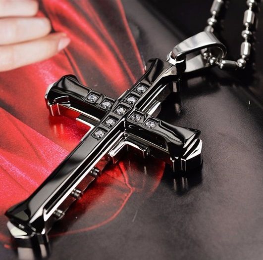 Whole Super Cool New Crystal Cross Necklace For Men Gold Black Pendant Mens Fashion Jewelry Stainless Steel Charm Bracelets Necklaces From Kencx 1 23 Dhgate Com - Cross Pendant Necklace Mens Whole Super Cool New Crystal Cross Necklace For Men Gold Black Pendant Mens Fashion Jewelry Stainless Steel Charm Bracelets Necklaces From Kencx 1 23 Dhgate Com - Cross Pendant Necklace Mens