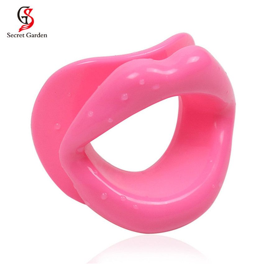 Mouth Gag Open Sexy Lips Rubber Mouth Stuffed Oral Toys Fixation For Women Adult Games Sex Products Toys Bdsm Bondage Erotic C18112701 pic