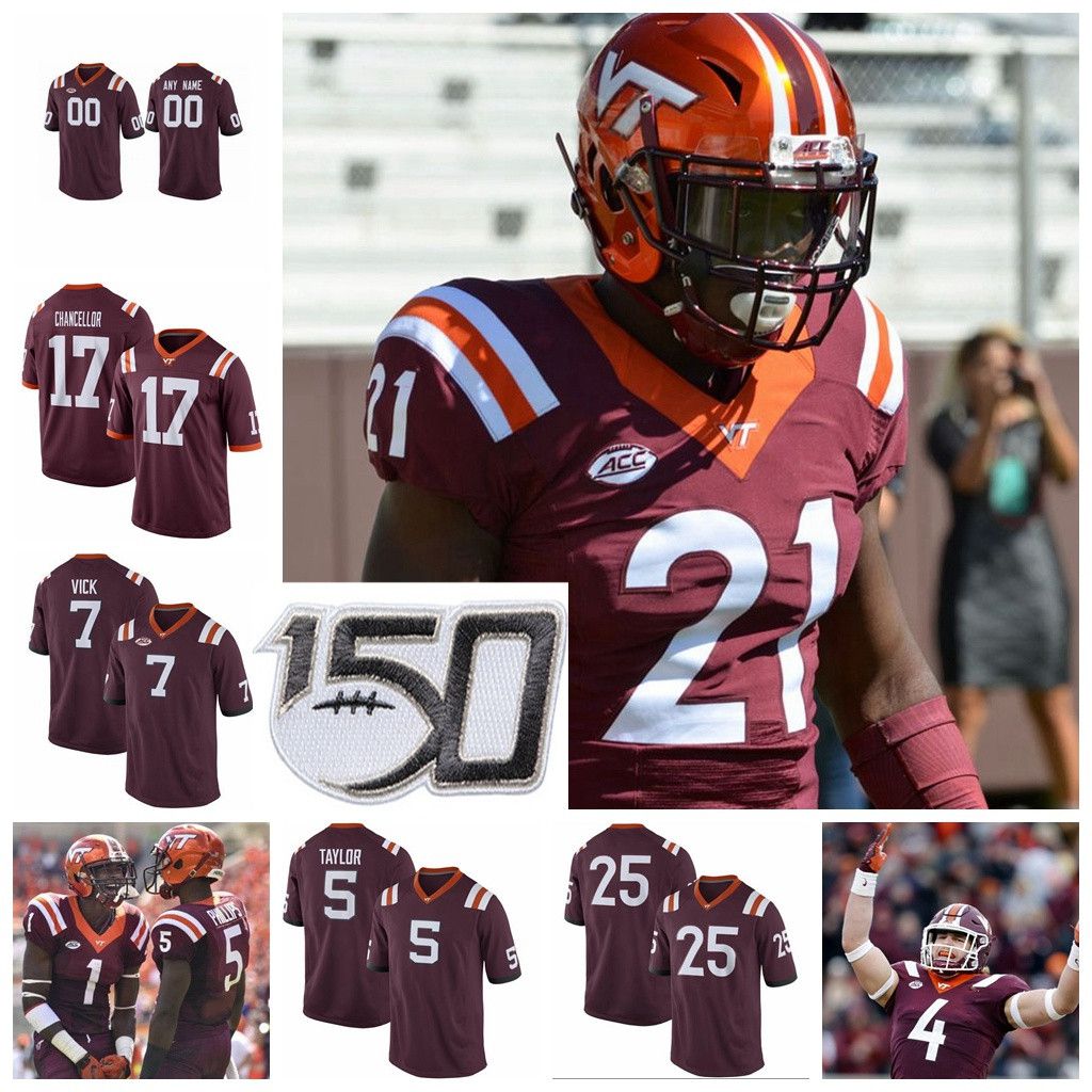 2021 Virginia Tech Hokies College Football Jerseys Deshawn McClease