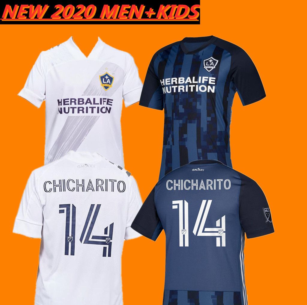 Húmedo mejilla Correo 2020 LA Galaxy camiseta de fútbol 2021 de Los Ángeles hogar lejos camiseta  de fútbol camisa