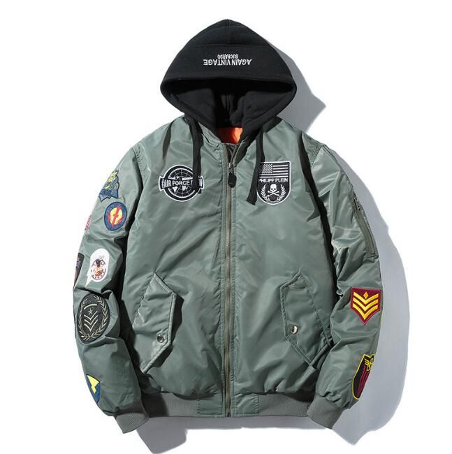 thick bomber jacket mens