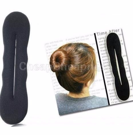 1 Hair Braider French Sponge Beauty Bun Maker Twist Curler Roller